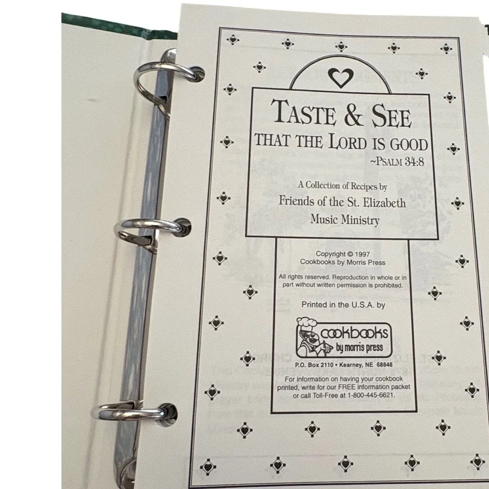 Taste‎ & See St Elizabeth Community Cookbook Altadena CA 1997 Catholic Church
